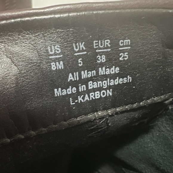 Franco Sarto Women’s Size 8 Zip Up Combat Boot Brown Leather Ankle Moto Boot - Picture 8 of 9